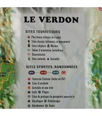 cartes escalade verdon